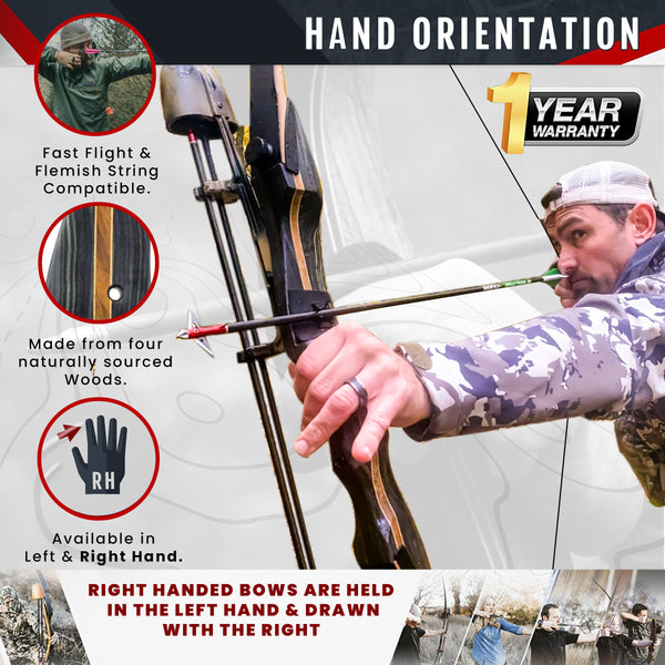 64" Ghost Takedown Longbow Takedown Bows Southwest Archery