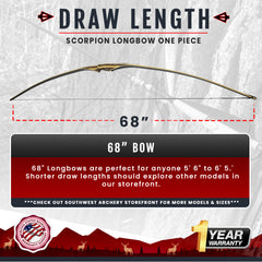 68" Scorpion Longbow