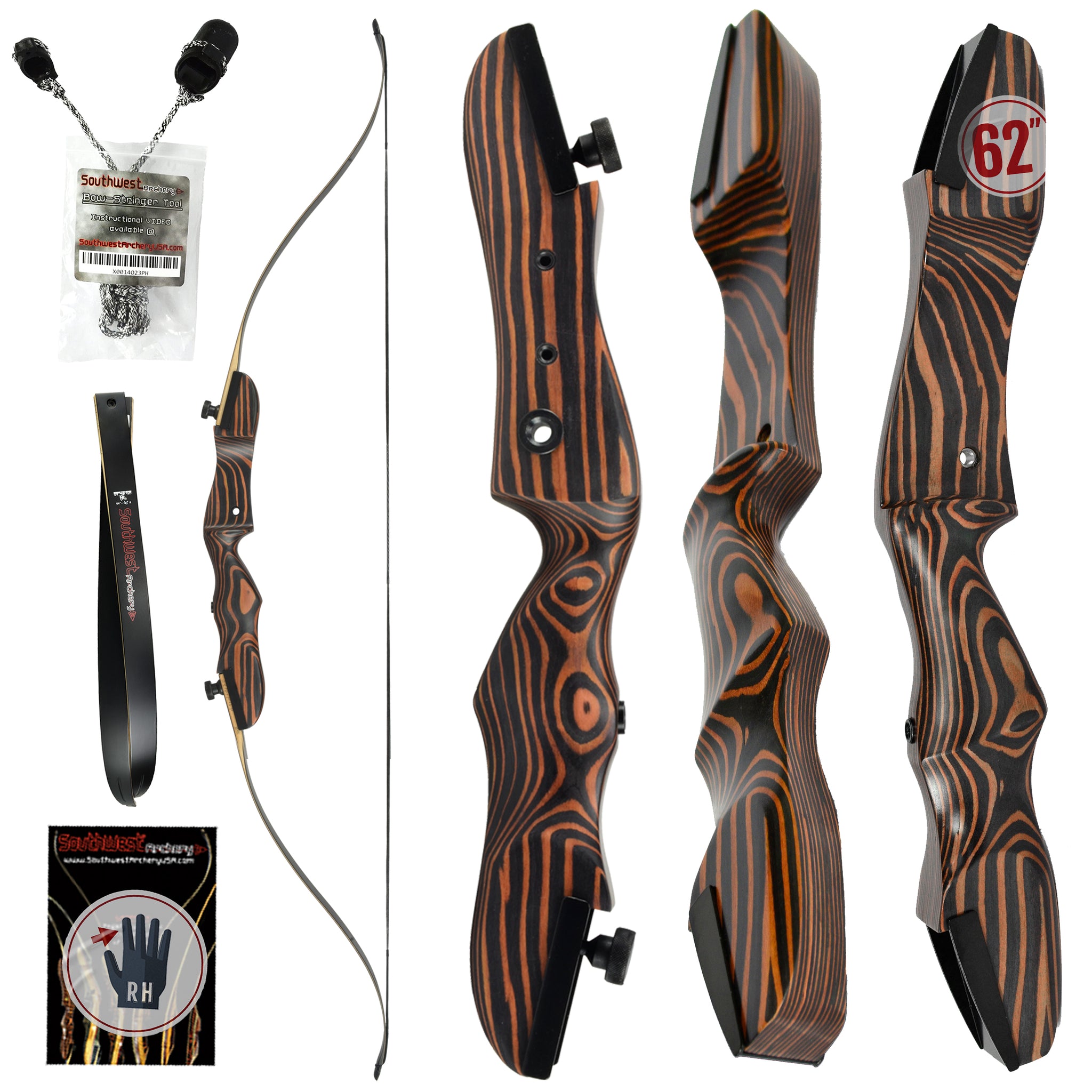 62 Tiger Takedown Recurve Bow, All Bows