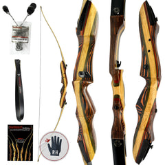 62" Tigershark Takedown Recurve Bow