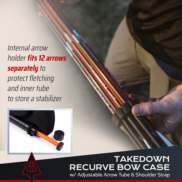 thumbnail image 2 of Archer Case Universal Recurve Bow Case Southwest Archery Universal Takedown 1140776 2 of 13